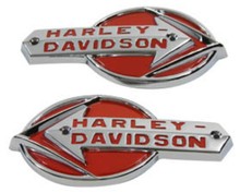 59-60 Panhead Style HARLEY DAVIDSON GAS TANK EMBLEMS 61775-59