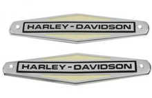 66-72 Style Shovelhead HARLEY DAVIDSON GAS TANK EMBLEMS OEM # 61771-66TB