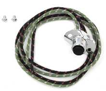 26-71 HORN BUTTON 71800-26A Panhead Knucklehead Flathead Cloth 2 wire